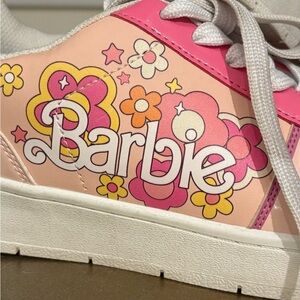 Barbie-Women's Barbie by Mattel Pink Casual Court Sneakers size 8